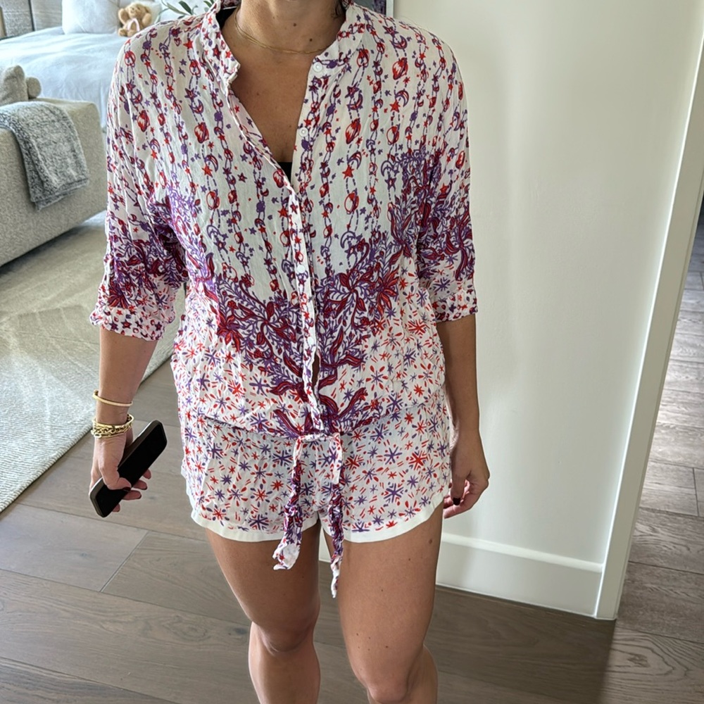 POUPETTE ST BARTH romper coverup